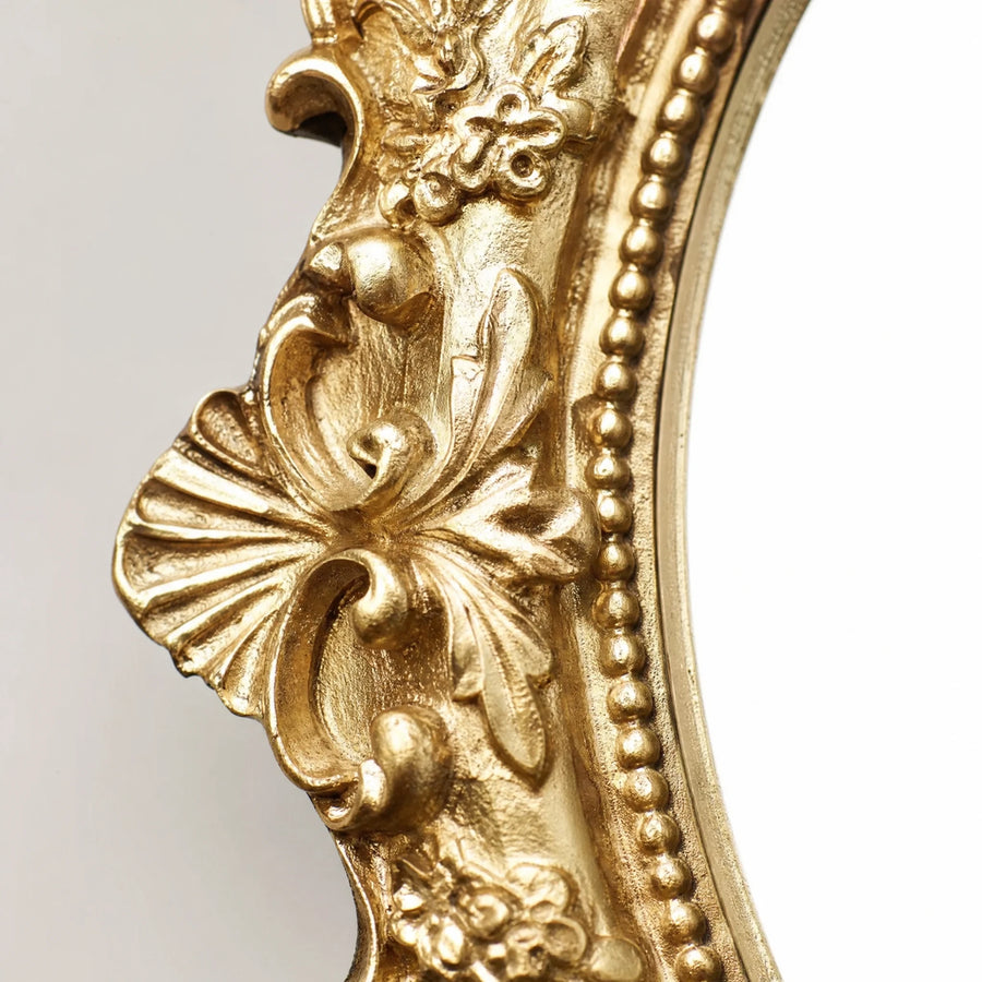 Cadre Photo Vintage Doré - close-up détail matière