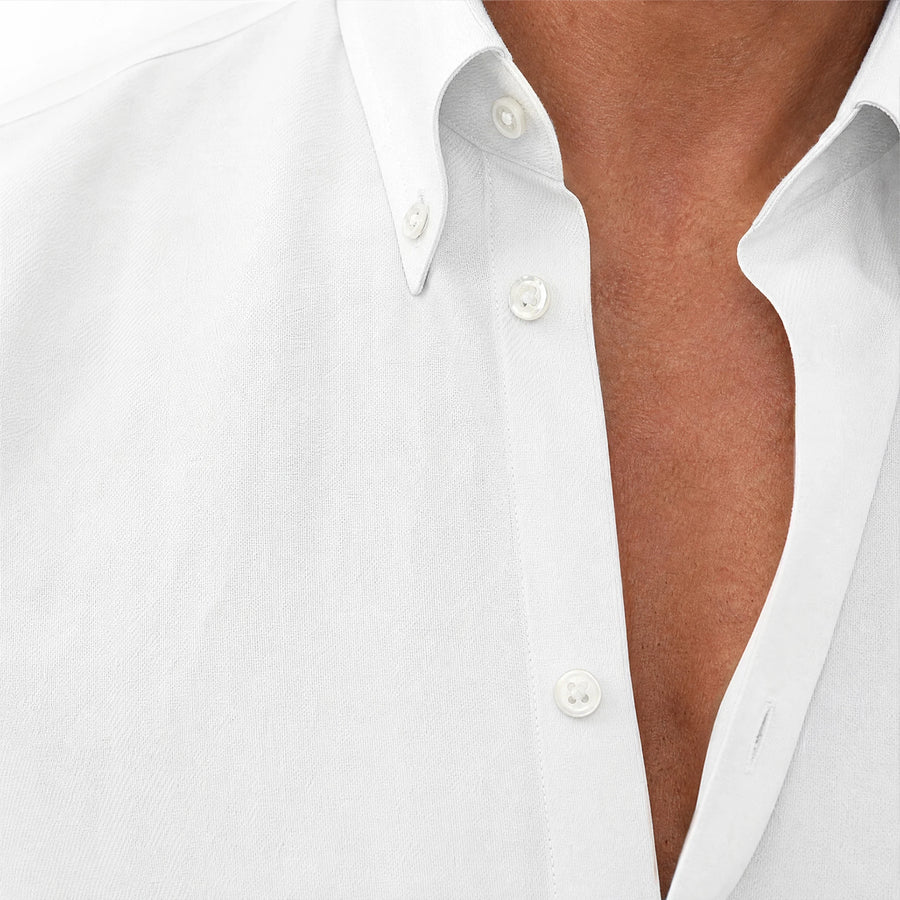 Chemise décontractée vintage tendance - close-up détail matière