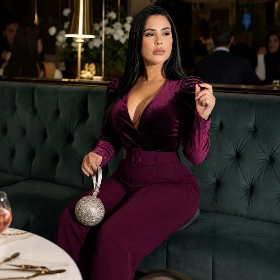 Tenue Disco Femme Velours - Utilisation GLOBALE