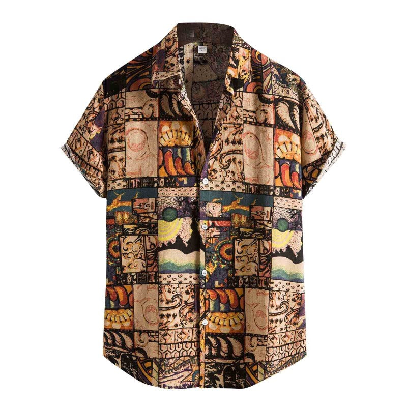 Tenue Vestimentaire Homme Année 80 Style Hawaïen | Mode Vintage