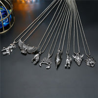 Collier Pendentif Animal Vintage Punk