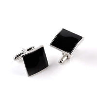 boutons-de-manchette-degoulinant-dhuile-carree-vintage