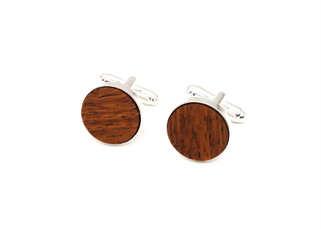 Boutons De Manchette Anciens Vintage - Occasion En Très Bon état, Couleur Beige, Sans Marque