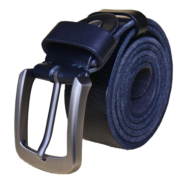 Ceinture Femme Vintage En Tissu Texturé - Noir - Taille M - Occasion Très Bon état