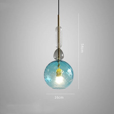 Suspension cuisine vintage - 4 globes verre, 3 cylindres NOVA | Suspensions / Lustres | Pier Import
