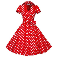 50-s-robe-polka-vintage-casual-dots-papaye