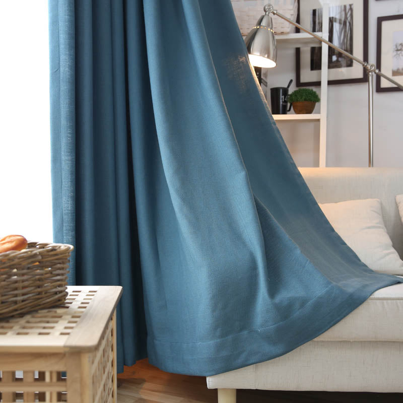rideaux-unis-coton-et-lin-vintage