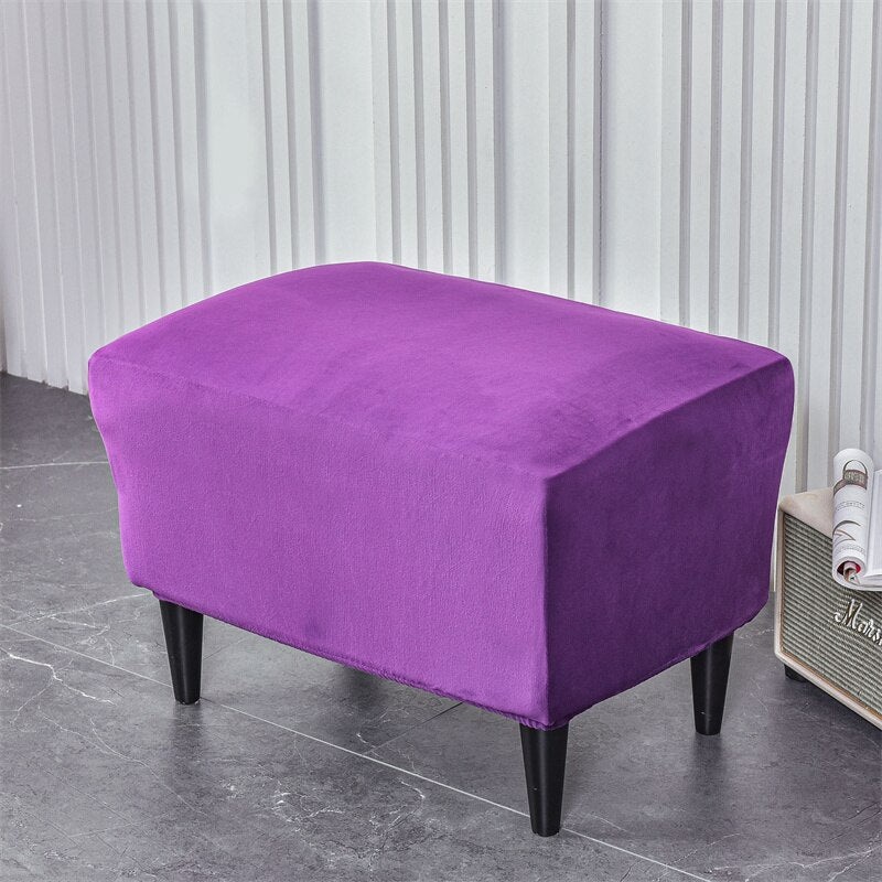 Fauteuil-Capitonne-Laine-Violet-Annee-80