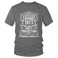 T-shirt vintage 1972 gris