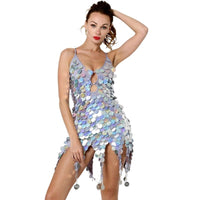 Robe-Disco-Paillettes-Vintage