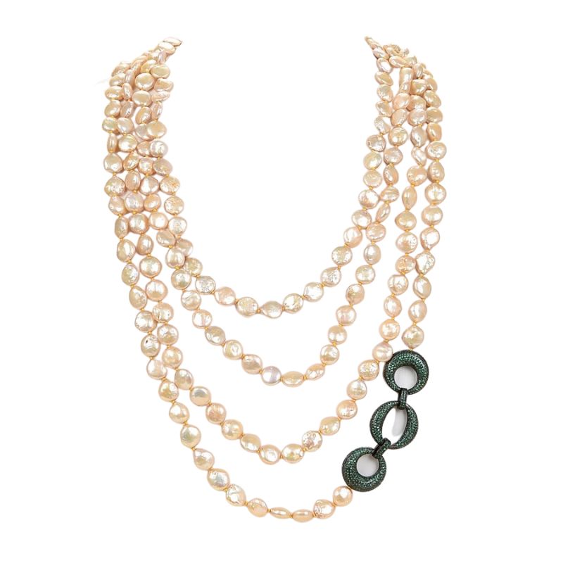 ancienne-collier-a-rangs-annees-80