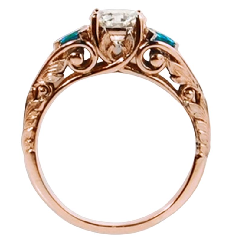 Bague Fiançailles Ancienne Mode Vintage