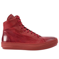    basket-cuir-rouge-vintage-homme