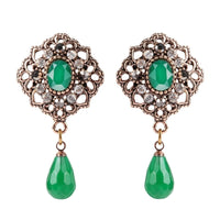 boucle-d-oreille-vintage-vert