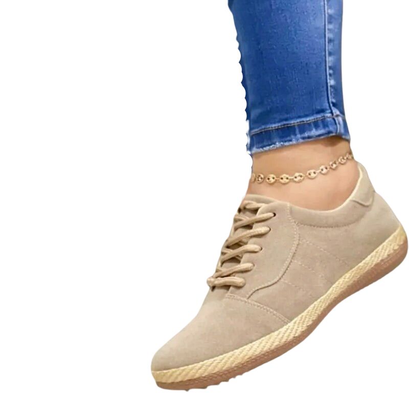 chaussure-basse-femme-style-lacet-daim-annee-80
