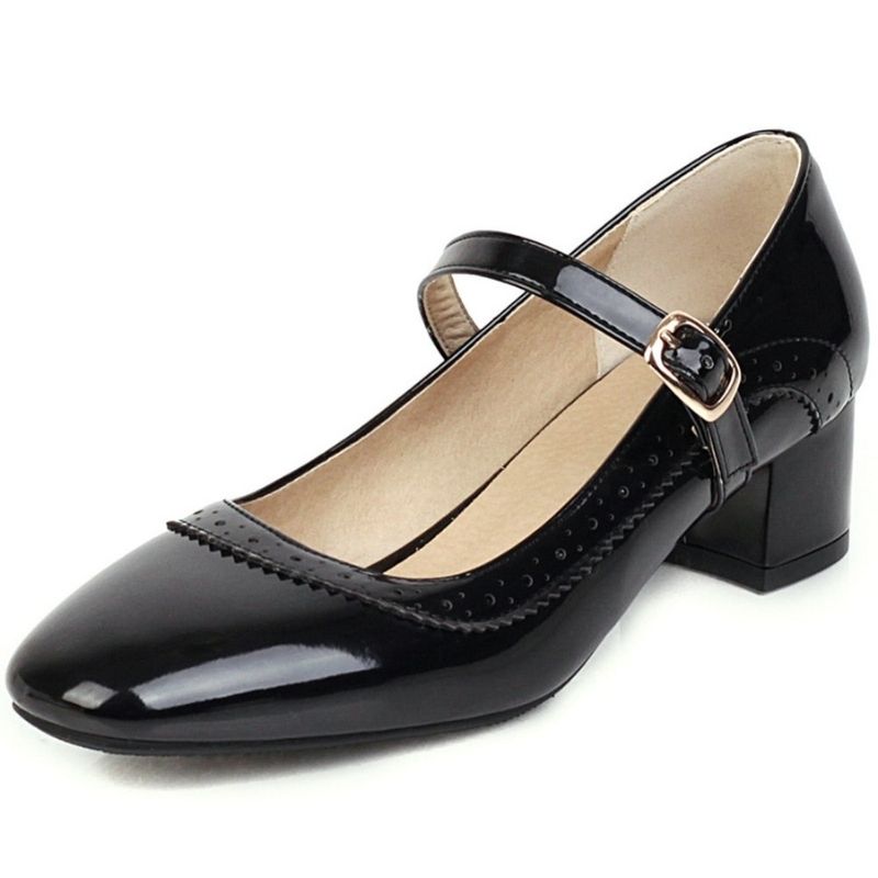 Chaussure Vintage Petit Talon Mode Vintage