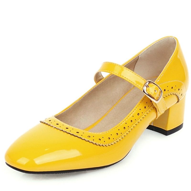 Chaussure Vintage Petit Talon Mode Vintage