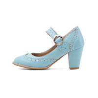 chaussures-annee-80-escarpins-petits-talons-bleues