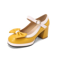 chaussures-jaunes-annee-80-vintage