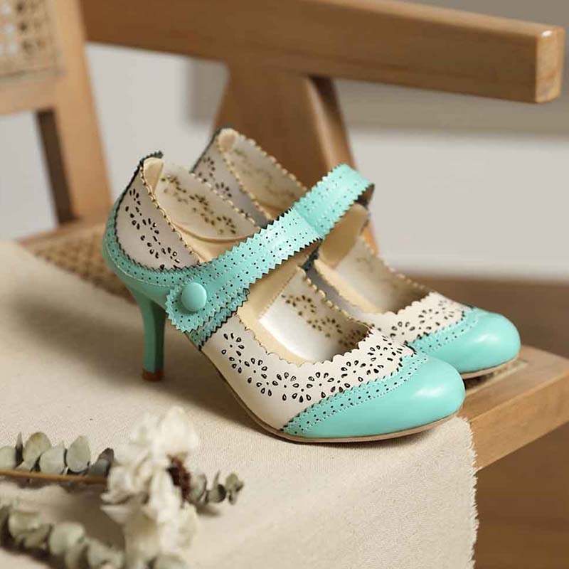 Chaussures Vintage Année 80 Femme Mode Vintage1