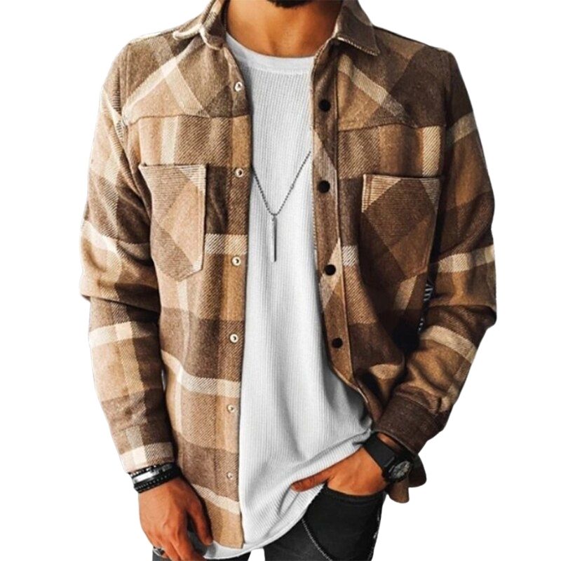 Chemise Vintage VÃªtement Homme Chemise-chemisette,Chemise