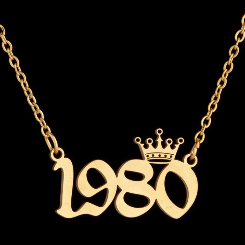 Collier Fantaisie Vintage - Style Rétro Années 80 - Occasion