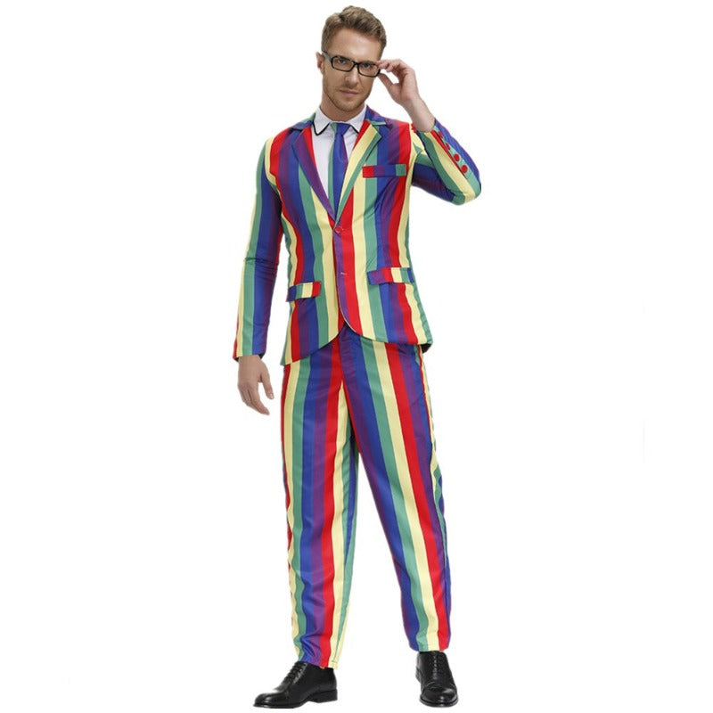 Survêtement Disco Années 80 - Ensemble Veste Et Pantalon - Unisexe - Pour Carnaval, Soirée Déguisée
