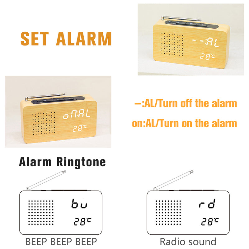 radio-reveil-numerique-vintage-en-bois