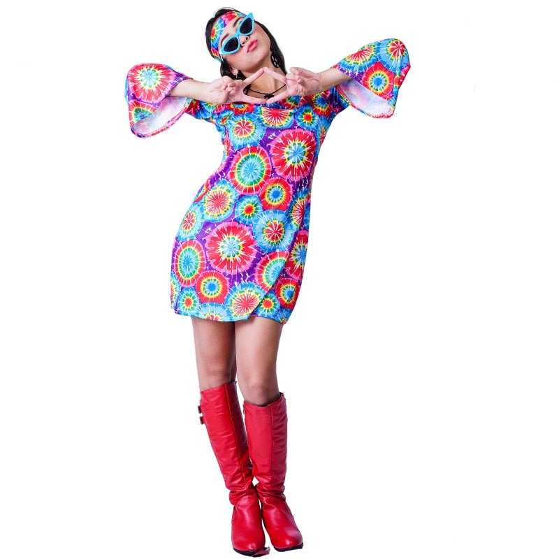 Déguisement Vetement Année 70 Femme Robe Année 70 Robe Disco AnnÃ