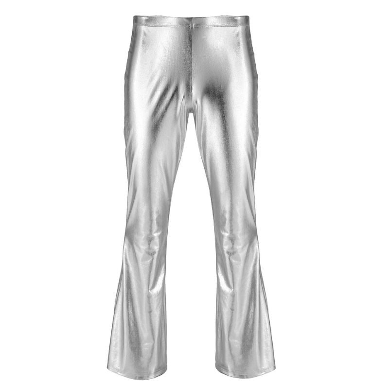 Pantalon Évasé Homme Années 70 - Style Disco Rétro, Paillettes