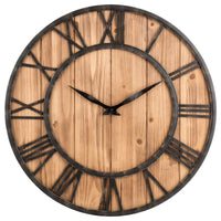    horloge-murale-vintage-bois