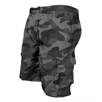 Mens Casual Loose Cargo Shorts 80245738M Gray Camouflage / S Shorts