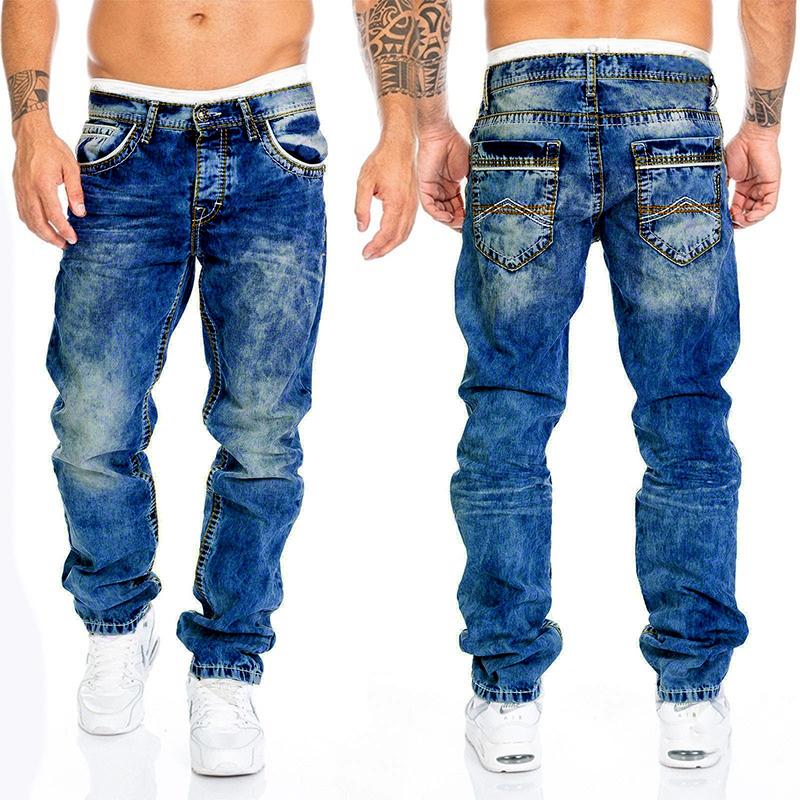 Mango - Jean décontracté d'ensemble léger coupe décontractée - Bleu Mango - Jean décontracté d'ensemble léger coupe décontractée - Bleu