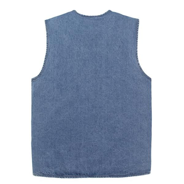 Gilet Fairway Fox Gris Taille M – Simili Cuir, Poche Zippée – Neuf Avec étiquettes
