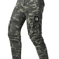 Pantalon vintage camouflage décontracté pour homme