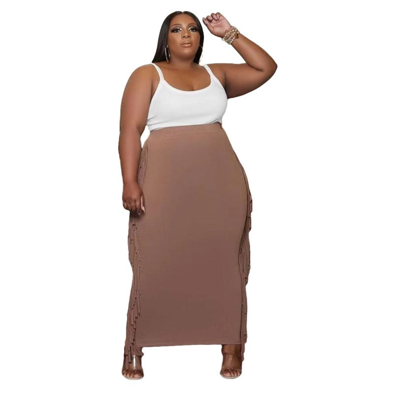 Jupe longue 2024 femme grande taille