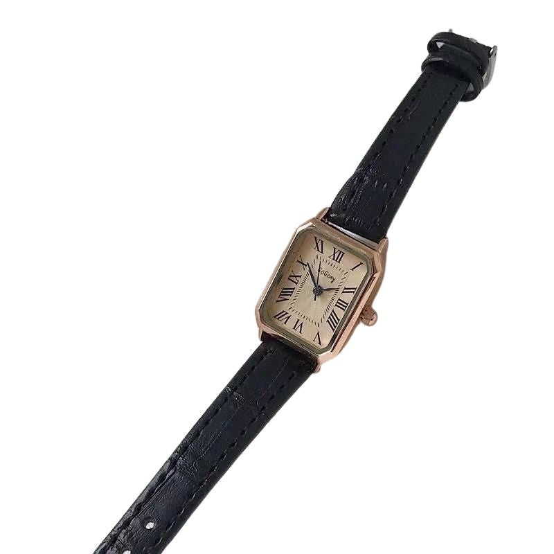 Montre Homme Montre Rectangulaire Femme Luxe Montre Rectangulaire Femme Vintage Mode Vintage
