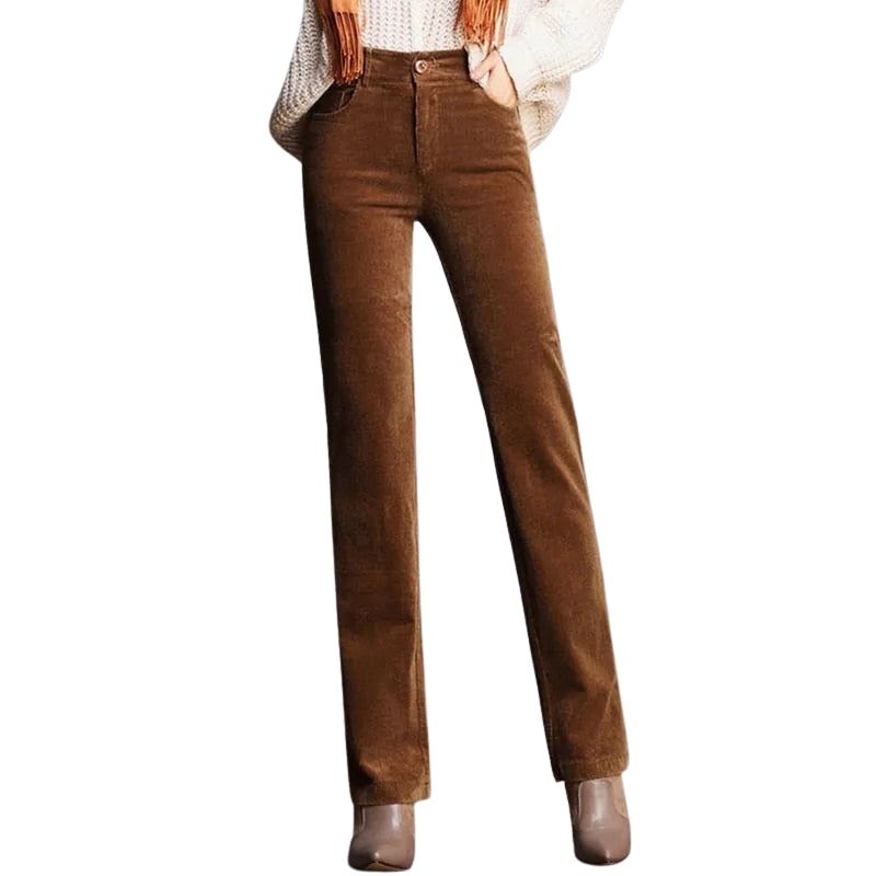 Pantalon Velours Femme Vintage Mode Vintage