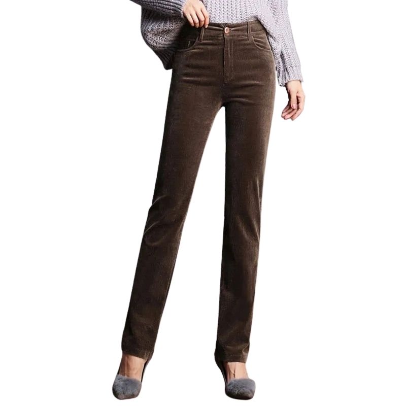 Pantalon Velours Femme Vintage Mode Vintage