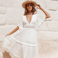 robe-longue-blanche-dentelle-vintage