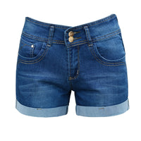 short-jean-taille-haute-vintage