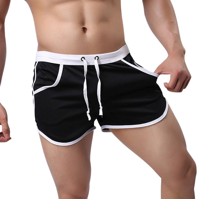 TOFOTL Shorts Homme Sport Vintage - Bermuda Élastique Bouton Classique Couleur Unie