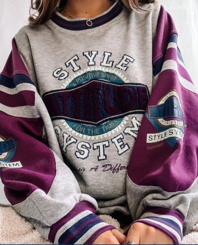 Sweat Shirt Femme Pull Oversize Vintage Femme Pull Vintage