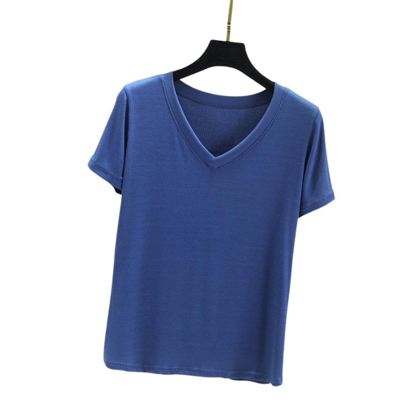 T-Shirt Col V Femme Années 80 Rétro – I Love The 80s, Style Vintage Coloré Et Fun