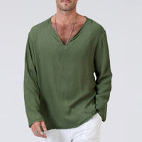 t-shirt-homme-vintage-col-v