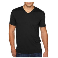 t-shirt-homme-vintage-uni-col-v