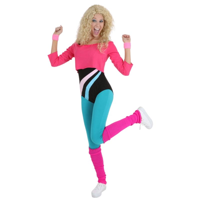 Costume de sport des années 80 pour femme - Costumes pour adultes