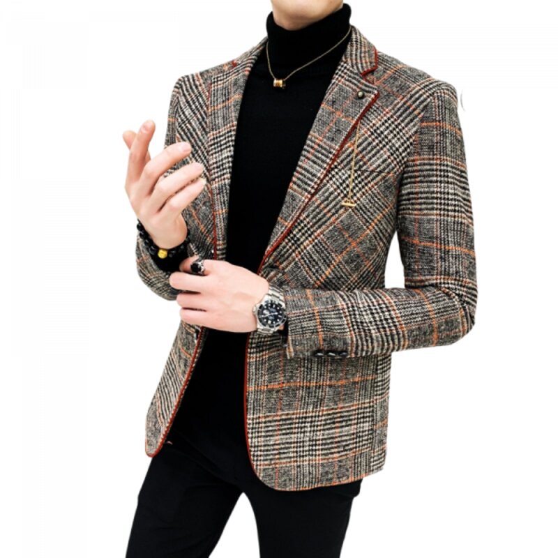 Veste Blazer Vintage Homme Mode Vintage