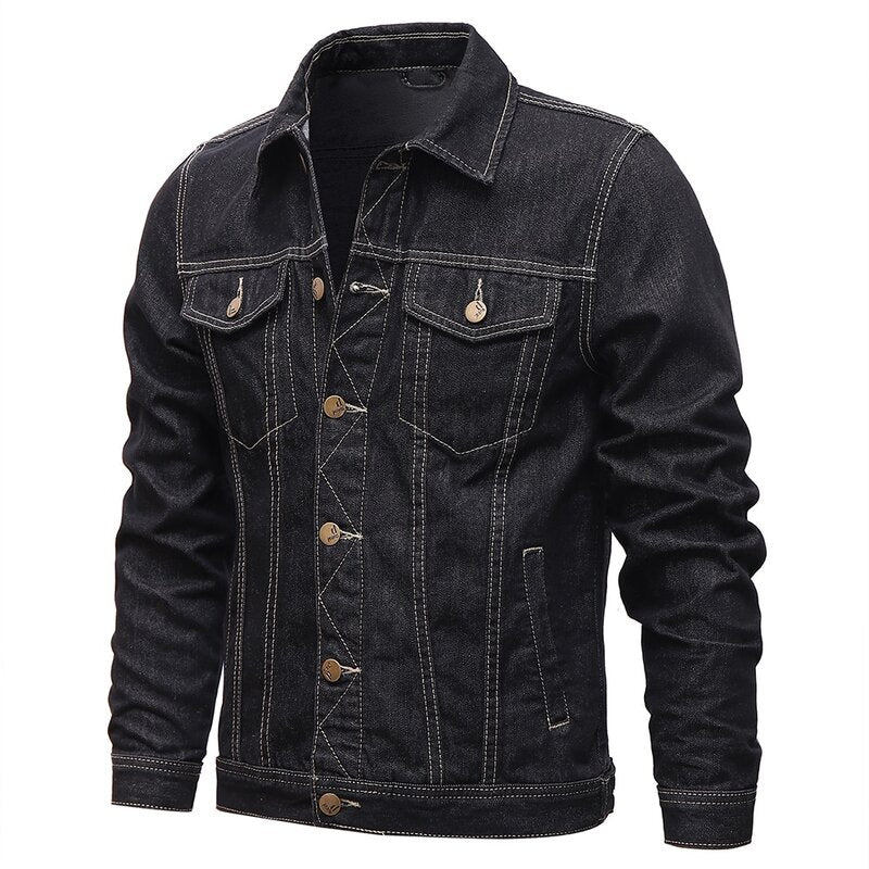 Veste Jean Moto Vintage Mode Vintage