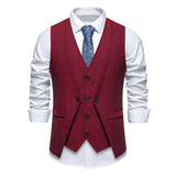 Faux Gilet de Costume deux Pièces pour Homme